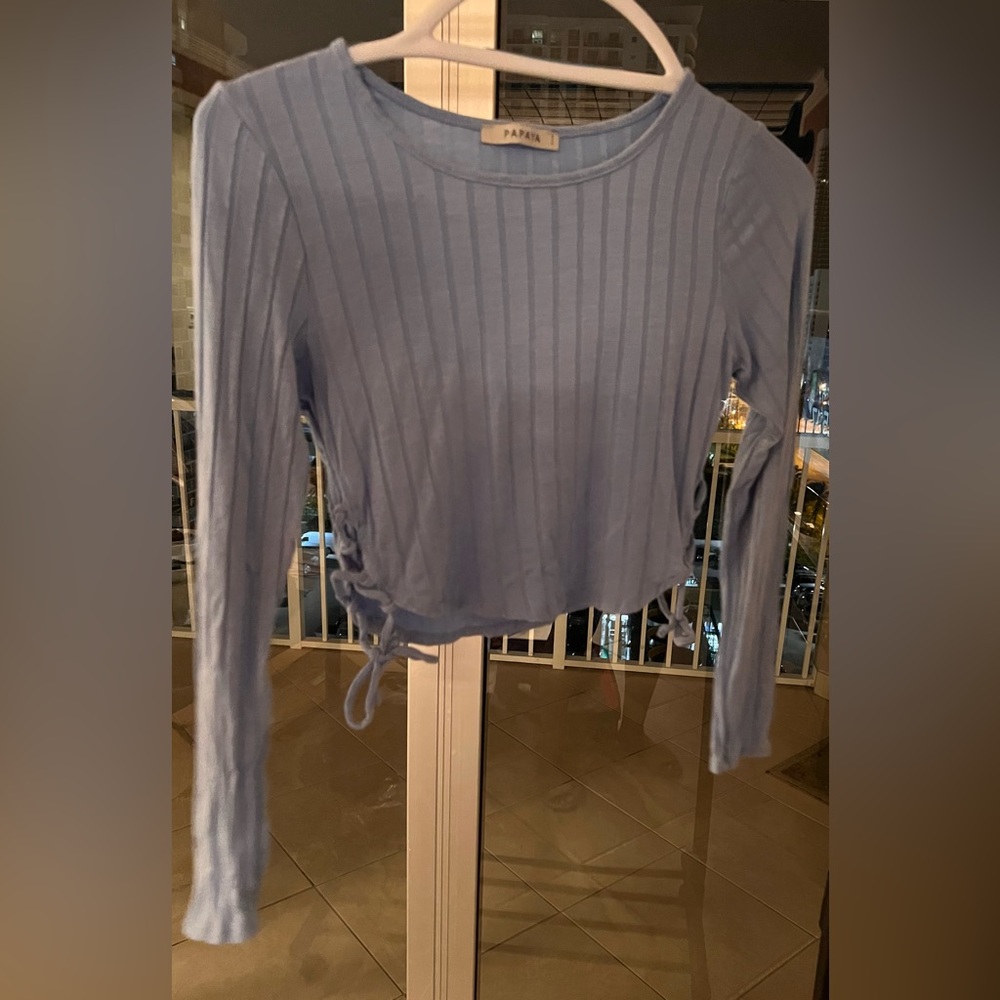 Ribbed crop top